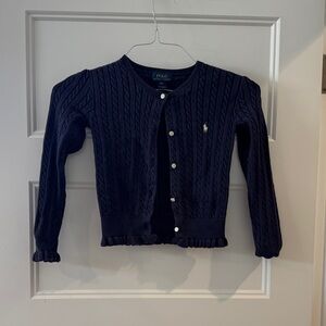 Polo by Ralph Lauren Navy Blue Kids Cardigan
